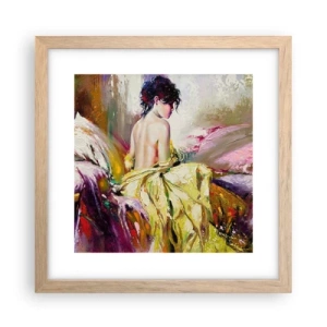 Plakát v rámu světlý dub - Mezi ústy a okrajem poháru - 30x30 cm