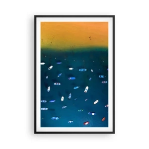 Plakát v černém rámu - Prázdninová hra - 61x91 cm