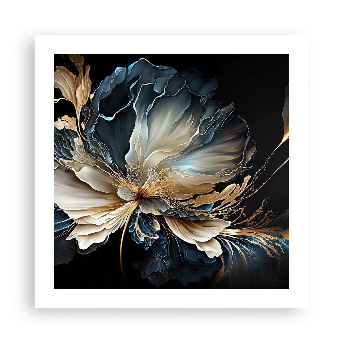 Plakát - Pohádkový květ kapradí - 50x50 cm