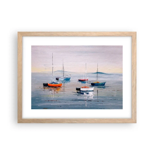 Plakát v rámu světlý dub - Zasloužený odpočinek - 40x30 cm