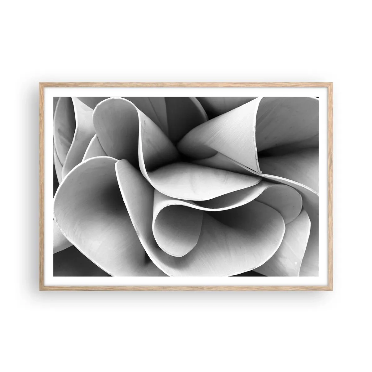 Plakát v rámu světlý dub - Děje se ve vesmíru - 100x70 cm