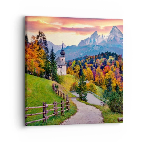 Obraz na plátně - Naprosto ideální krajina - 30x30 cm