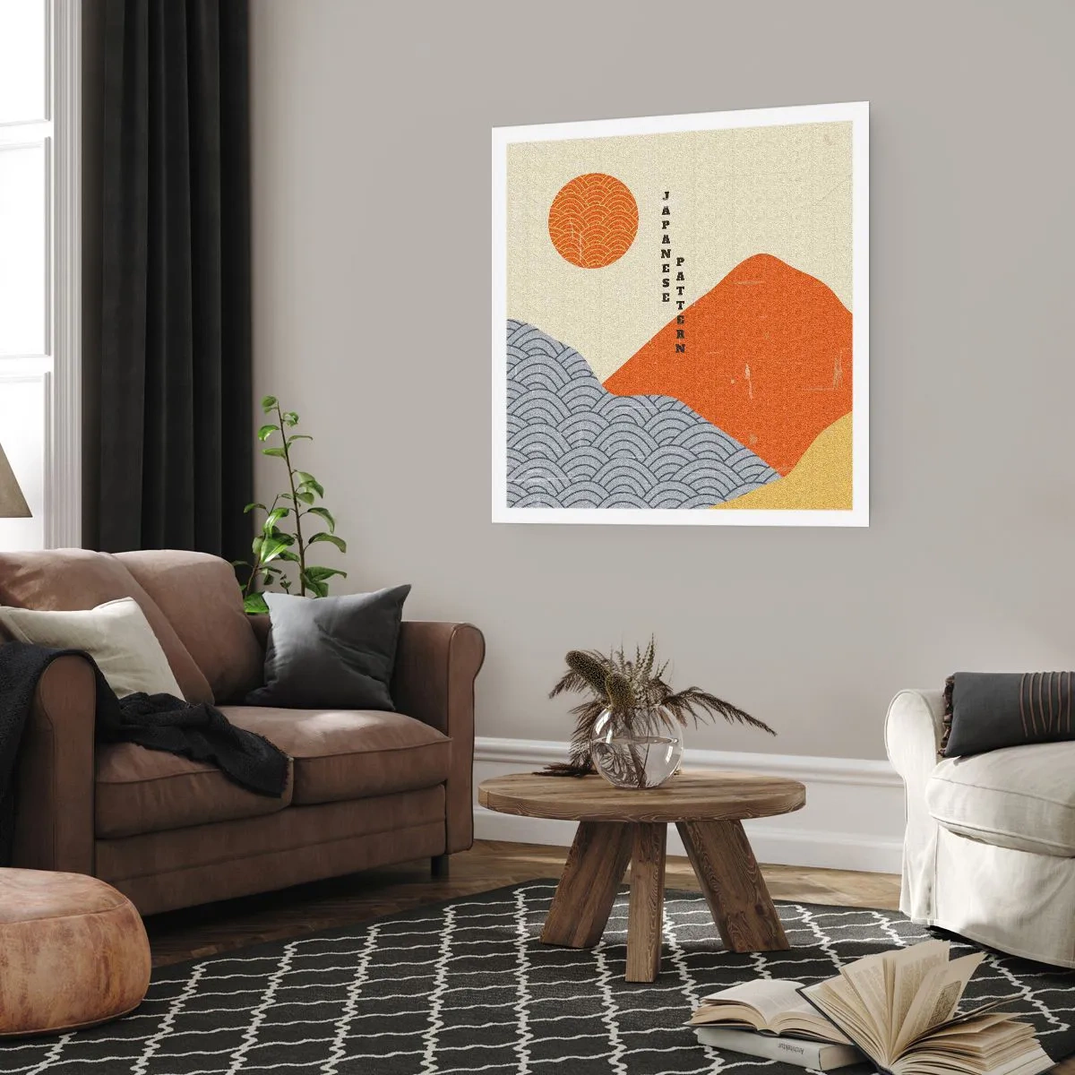 Plakát - V japonském duchu - 60x60 cm