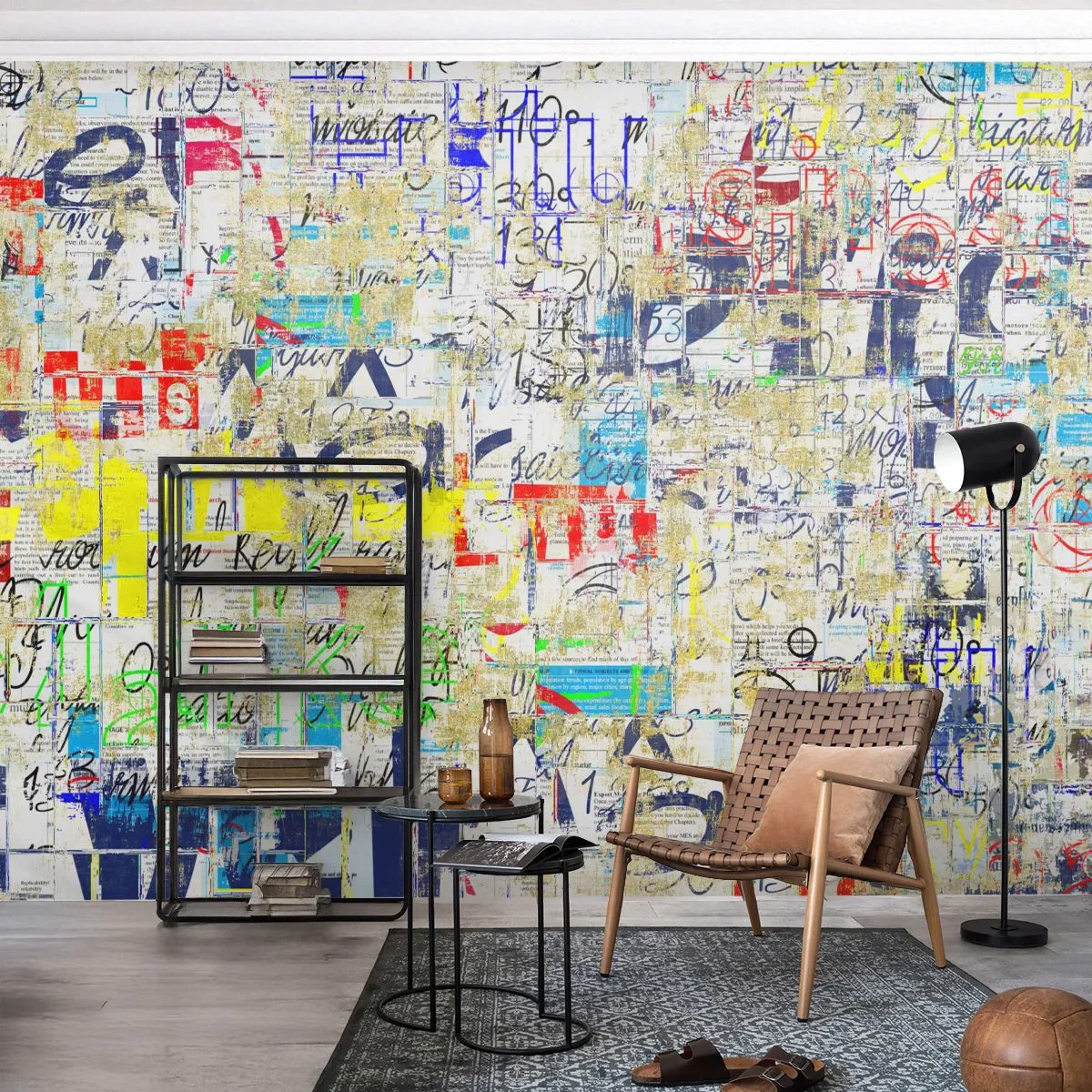 Fototapeta Standard Eco - Prostě potěší oči - Graffiti, Nástěnná malba, Mládí - 200x140 cm