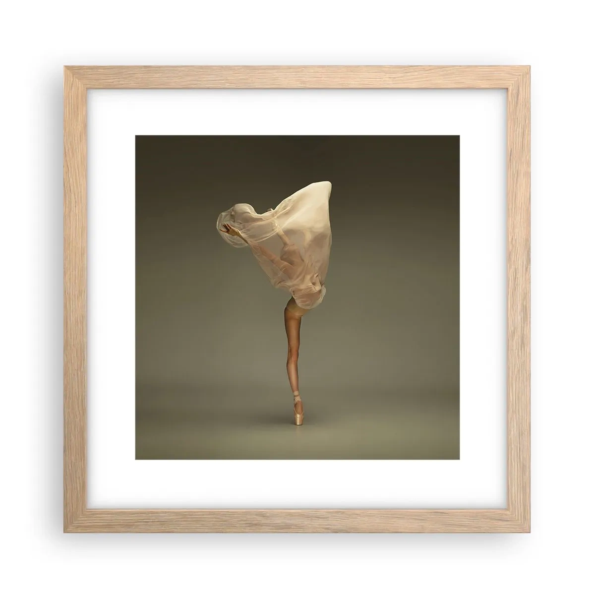 Plakát v rámu světlý dub - Hned poletí - 30x30 cm