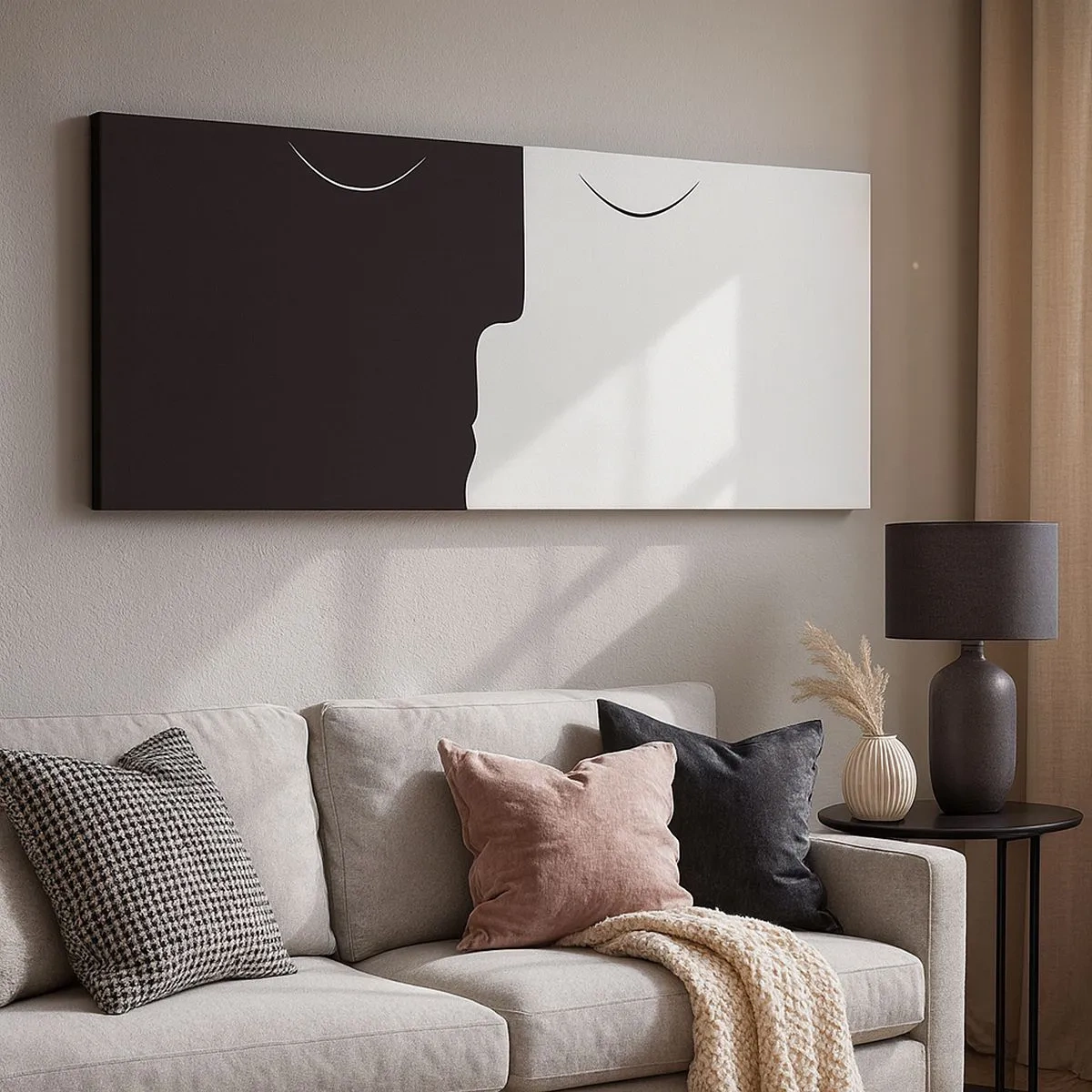 Obraz na plátně - Jednota protikladů - 100x40 cm