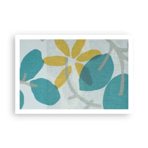 Plakát - Mezi azurovými listy - 91x61 cm