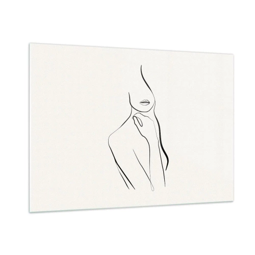 Obraz na skle - Vlna melancholie - 100x70 cm