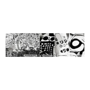 Vzor Fototapety Samolepicí Deluxe Sticker - Mezi vlnami - plachtění, Kubismus, Kus - 100x30 cm