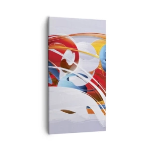 Obraz na plátně - Tanec živlů - 55x100 cm