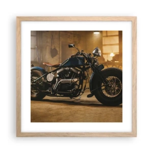 Plakát v rámu světlý dub - Mohu všechno - 40x40 cm