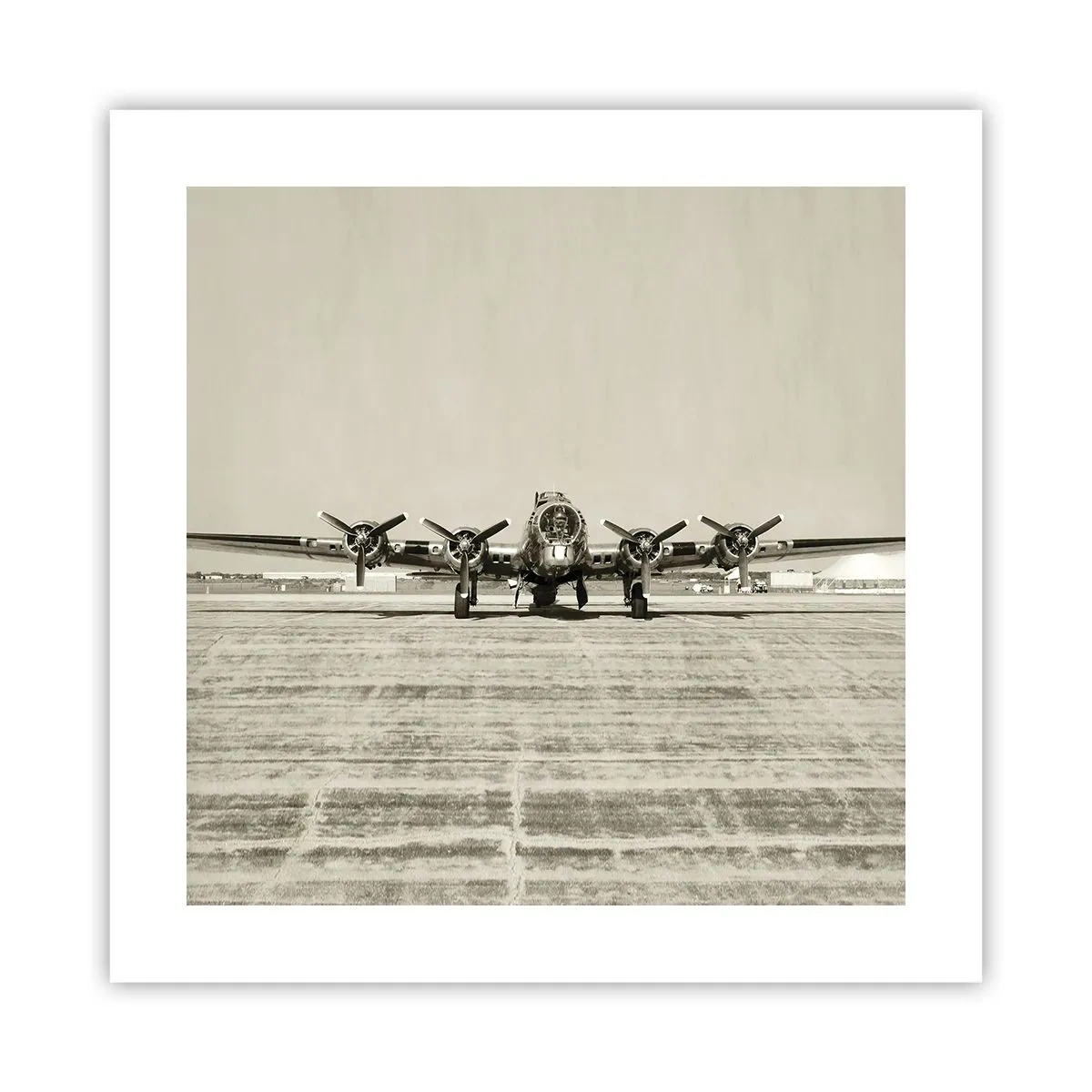 Plakát - Jako vždy připraven - 40x40 cm