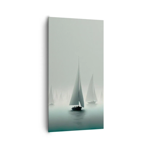 Obraz na plátně - Postavený z mlhy - 65x120 cm