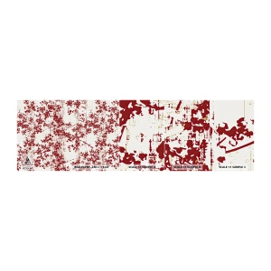 Vzor Fototapety Samolepicí Deluxe Sticker - Staré kaliko - Letitý, Vzor, Květiny - 100x30 cm