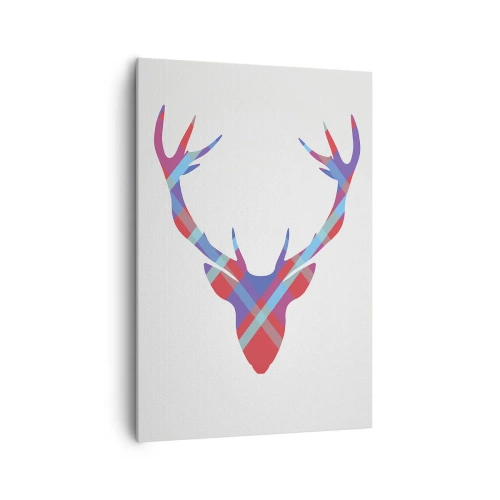 Obraz na plátně - Skotský jelen - 70x100 cm