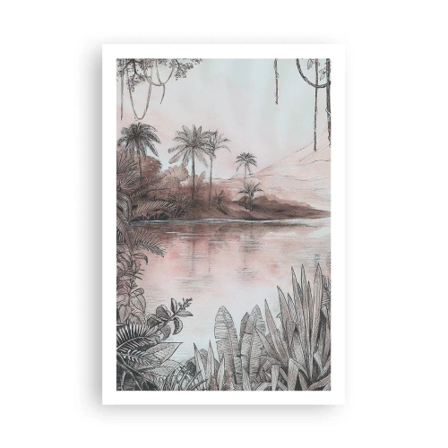 Plakát - Deník cestovatele z 19. století - 61x91 cm