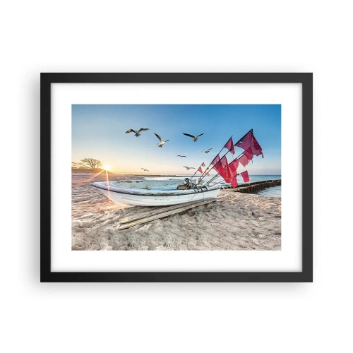 Plakát v černém rámu - Zasloužená přestávka - 40x30 cm