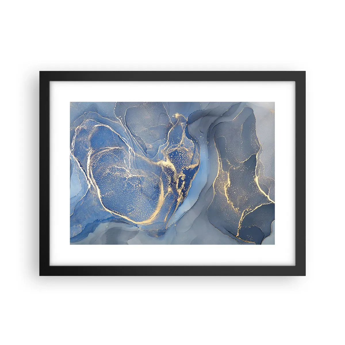 Plakát v černém rámu - Zlatý prach - 40x30 cm