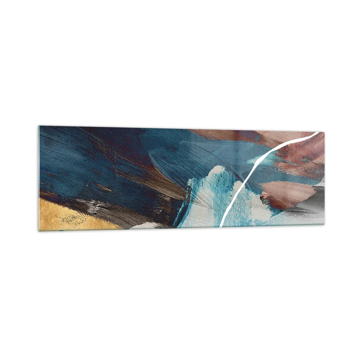 Obraz na skle - Na plno a s energií - 160x50 cm