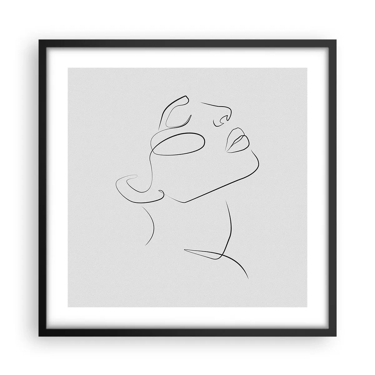 Plakát v černém rámu - Meandry snu - 50x50 cm