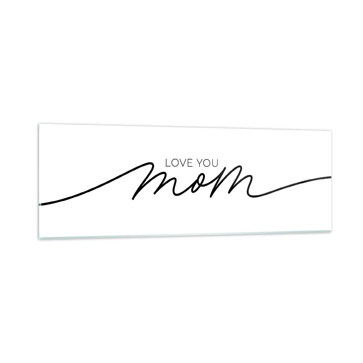 Obraz na skle - Velké emoce - 90x30 cm