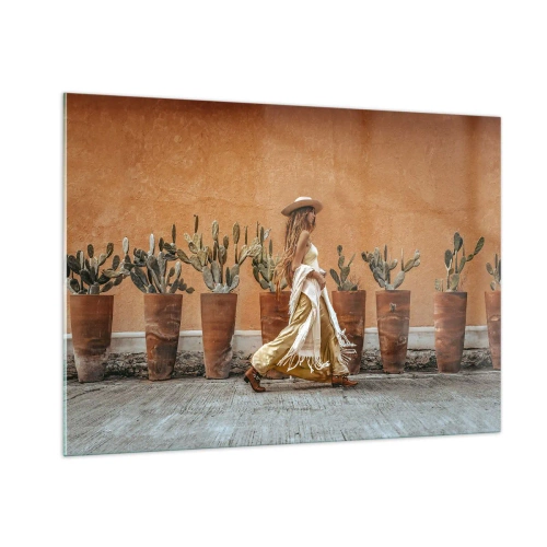 Obraz na skle - V hippie stylu - 100x70 cm