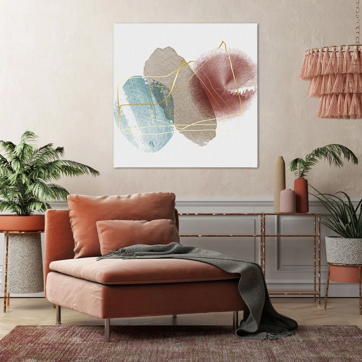 Obraz na plátně - Korálky prostoru - 40x40 cm