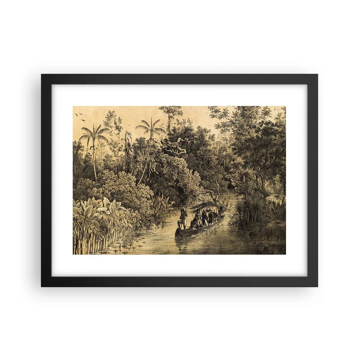 Plakát v černém rámu - Výlet ke zdroji - 40x30 cm