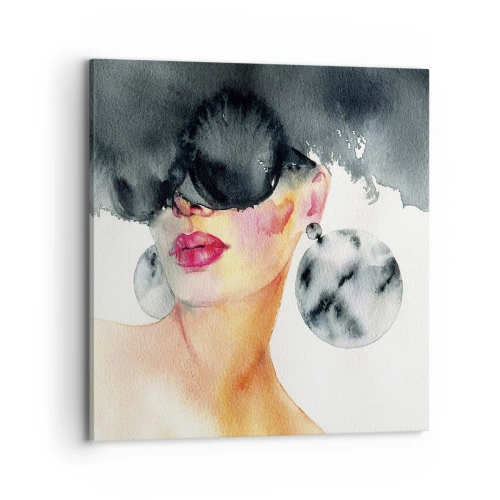 Obraz na plátně - Tajemství elegance - 70x70 cm