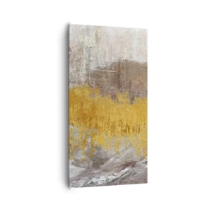 Obraz na plátně - Zlatistý závan - 65x120 cm