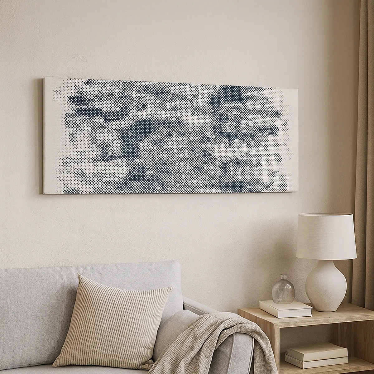 Obraz na plátně - Mlžná kompozice - 30x30 cm