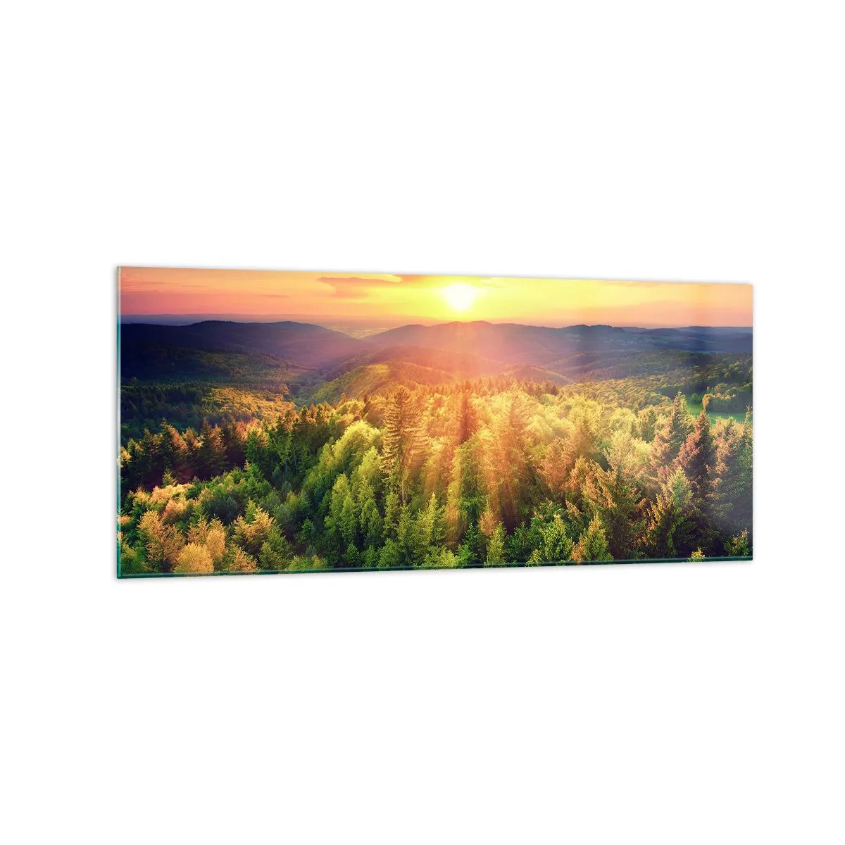 Obraz na skle - Vrcholky a vrcholy - 120x50 cm
