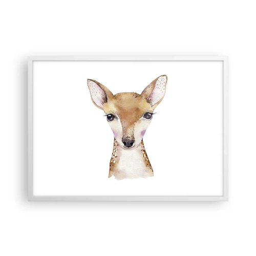 Plakát v bílém rámu - Povaha nevinnosti - 70x50 cm