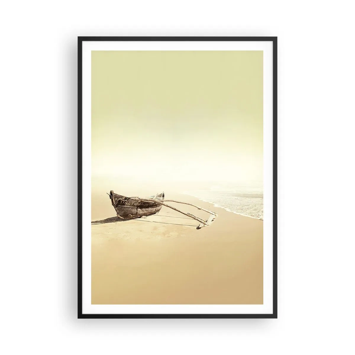 Plakát v černém rámu - Vzpomínka na jižní moře - 70x100 cm