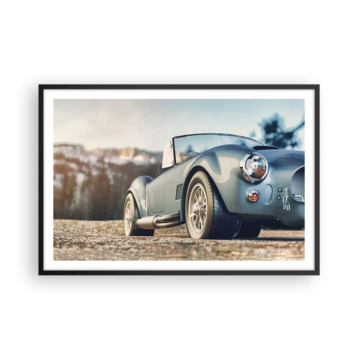 Plakát v černém rámu - Protože na stylu záleží - 91x61 cm