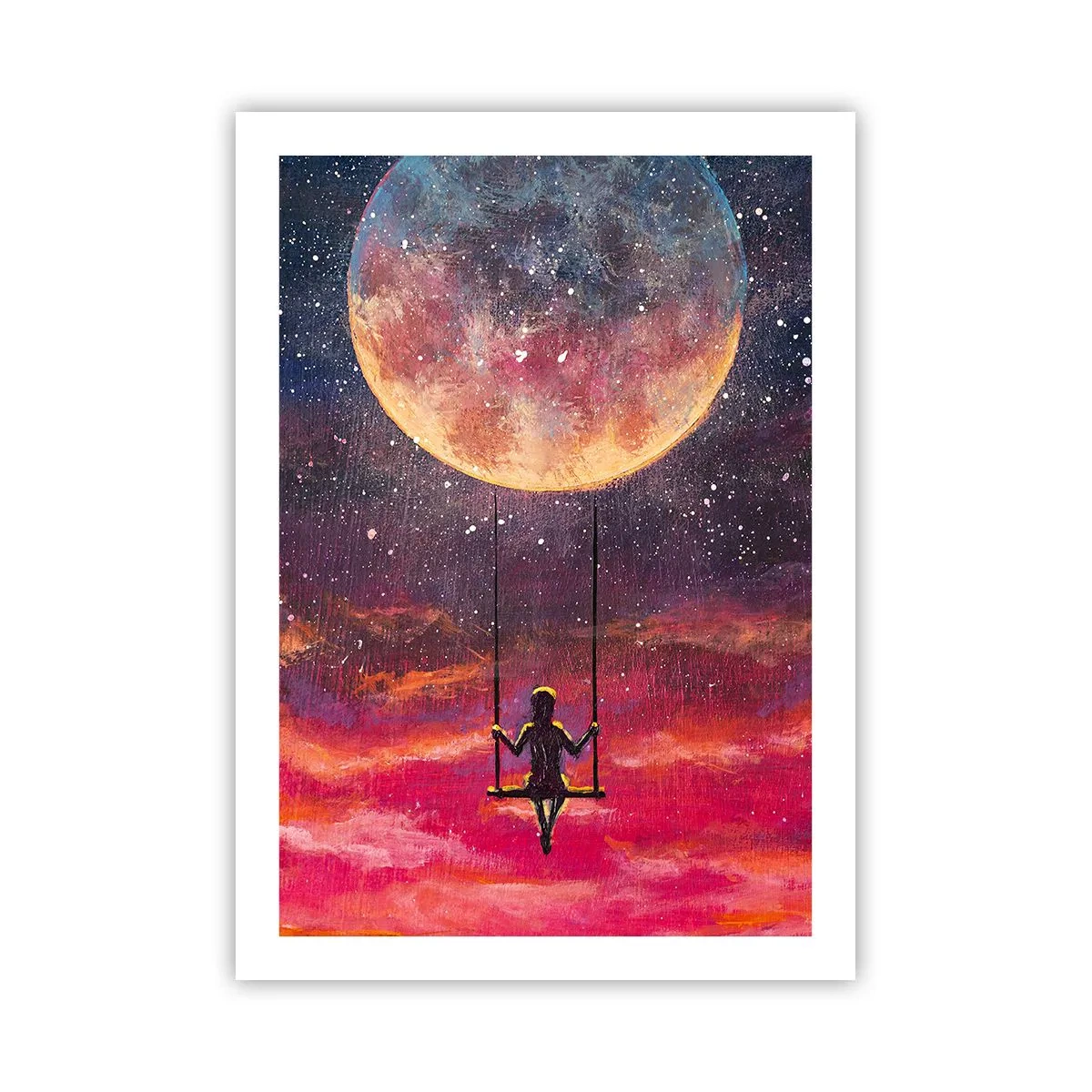 Plakát - Stavět si vzdušné zámky - 50x70 cm