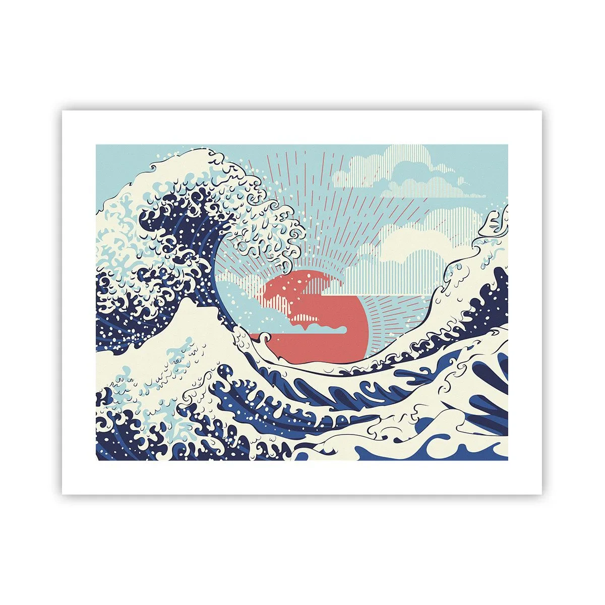 Plakát - Z japonských inspirací - 50x40 cm