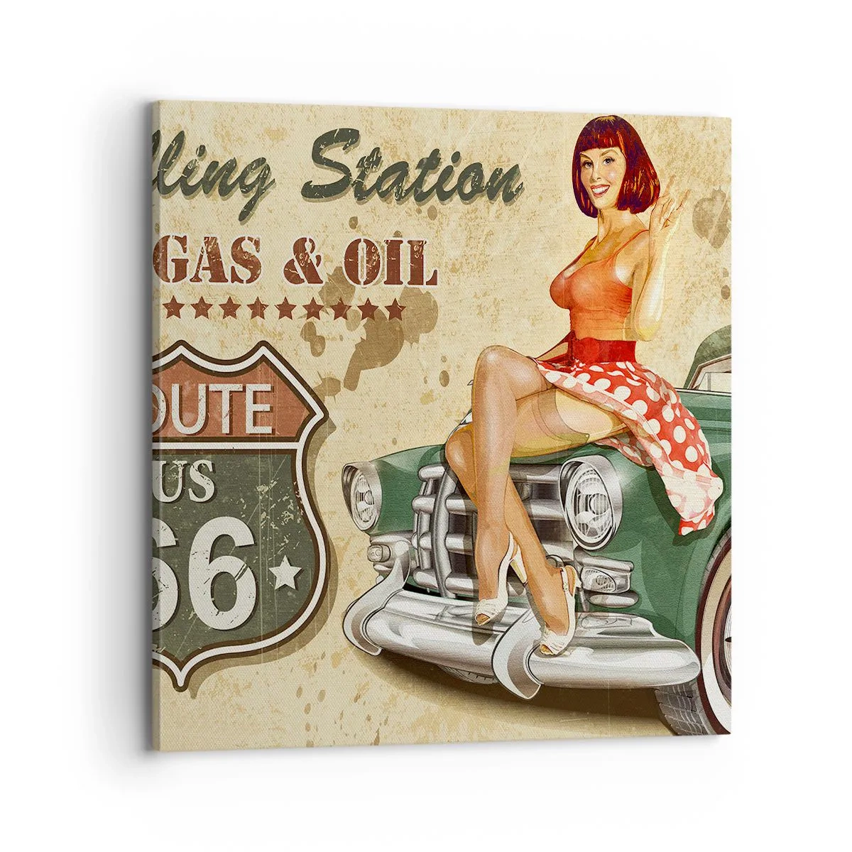 Obraz na plátně - Skvělá 40. léta - 70x70 cm