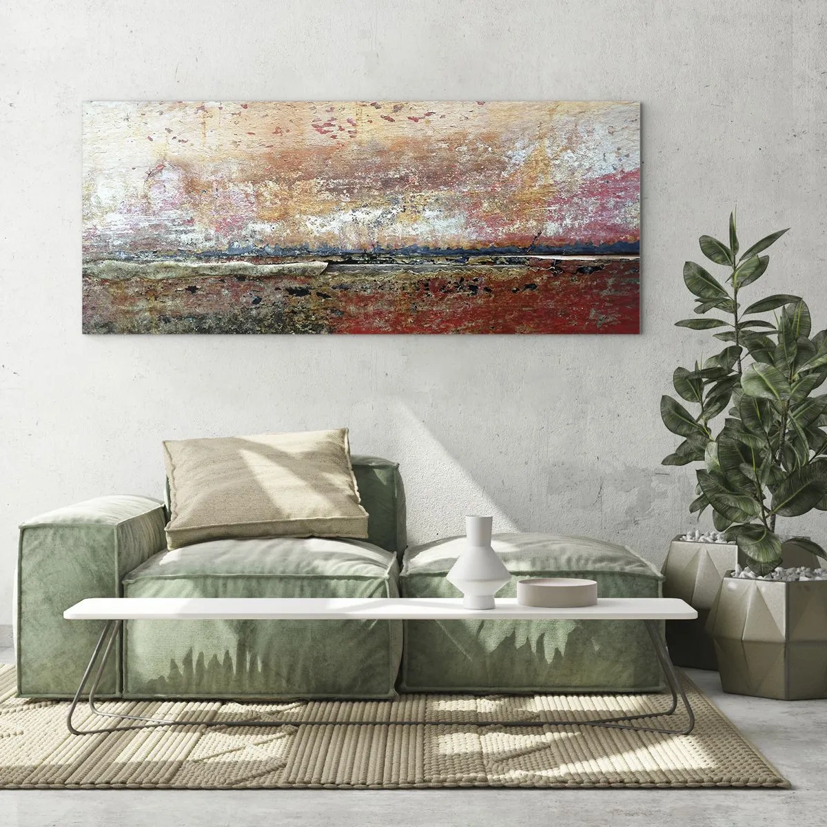 Obraz na skle - Možná je to moře - 100x40 cm