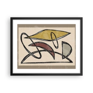 Plakát v černém rámu - Svisle a vodorovně - 50x40 cm