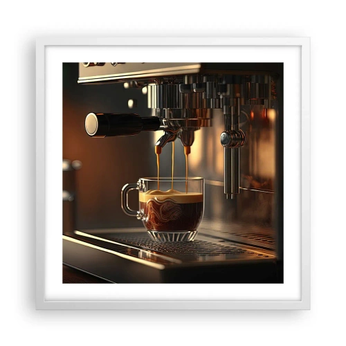 Plakát v bílém rámu - Smyslná směs - 50x50 cm