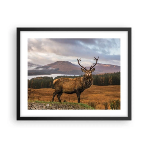 Plakát v černém rámu - Majestát přírody - 50x40 cm