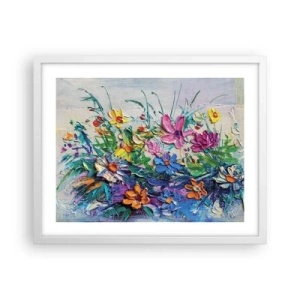 Plakát v bílém rámu - Vůbec ne zátiší - 50x40 cm
