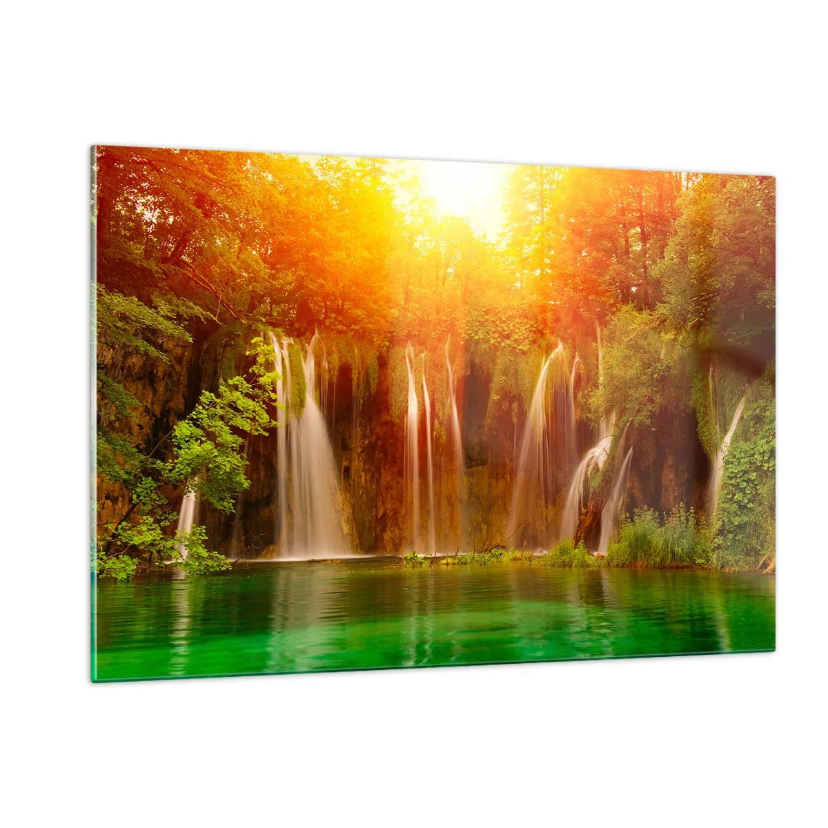 Obraz na skle - Na sluncí a ve stínu - 120x80 cm