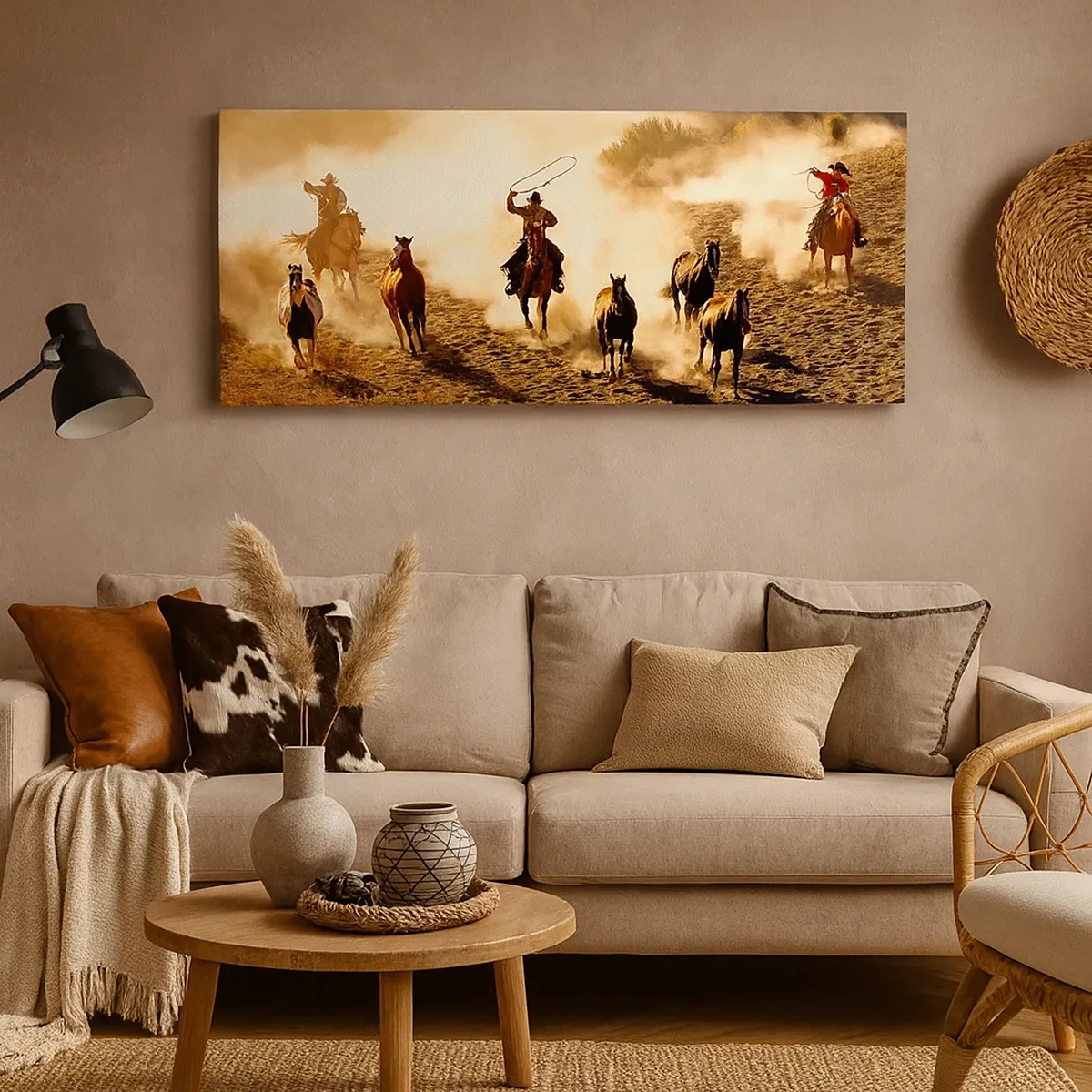 Obraz na plátně - Skutečně divoký západ - 30x30 cm