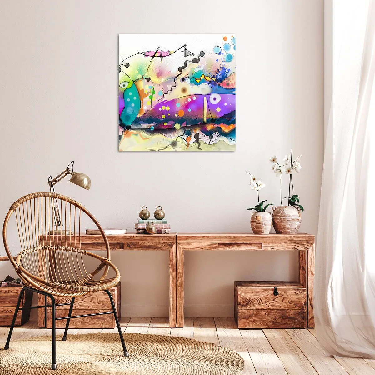 Obraz na plátně - Chybí slova! - 50x50 cm