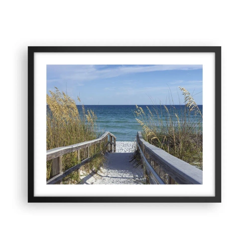 Plakát v černém rámu - Na slunci, ve větru - 50x40 cm