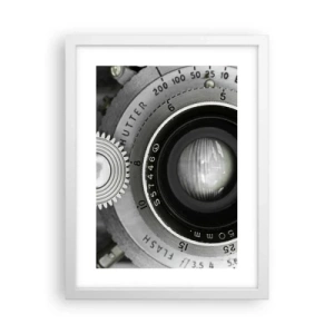 Plakát v bílém rámu - Příběh o Hollywoodu - 30x40 cm