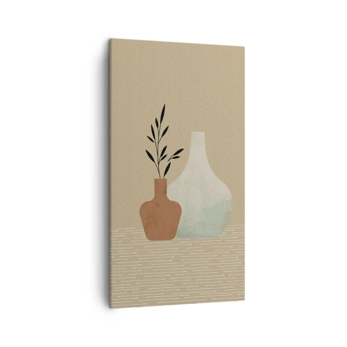 Obraz na plátně - Váza a její myšlenka - 45x80 cm