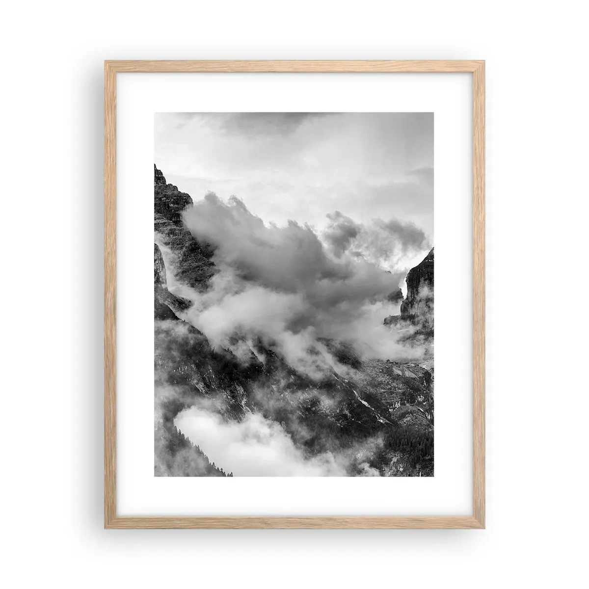 Plakát v rámu světlý dub - Krásné a kruté - 40x50 cm